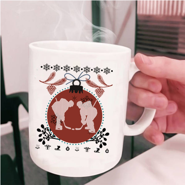 Christmas Family Vacation Coffee Mug, Cool Hockey Cup