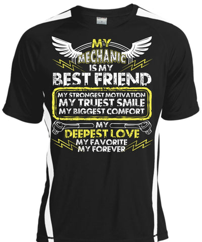 A black t-shirt with the shopify logo