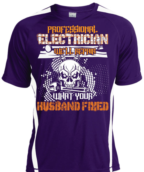 Professional Electrician T Shirt, Husband Fixed T Shirt, Cool Shirt