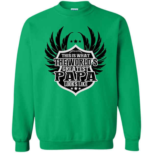 Coolest Papa Ever T Shirt, The World's Greatest Papa Sweatshirt