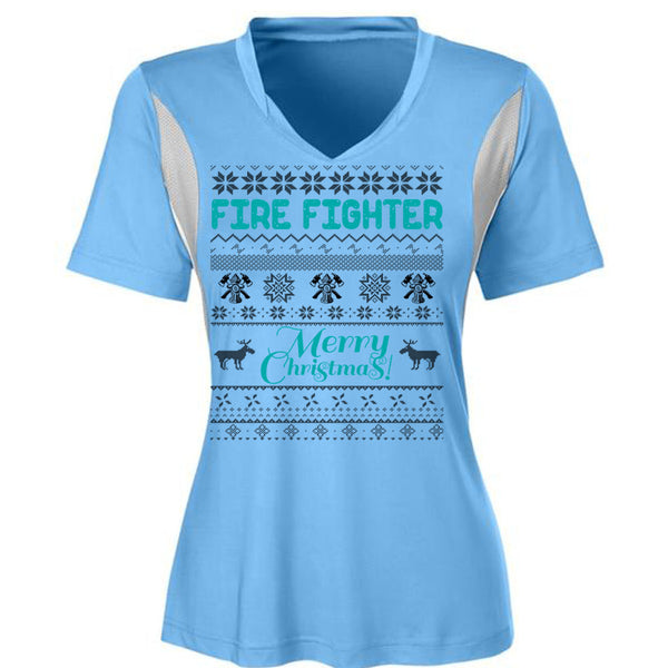 Firefighter Merry Christmas T Shirt, I Love Firefighter T Shirt, Awesome T-Shirts