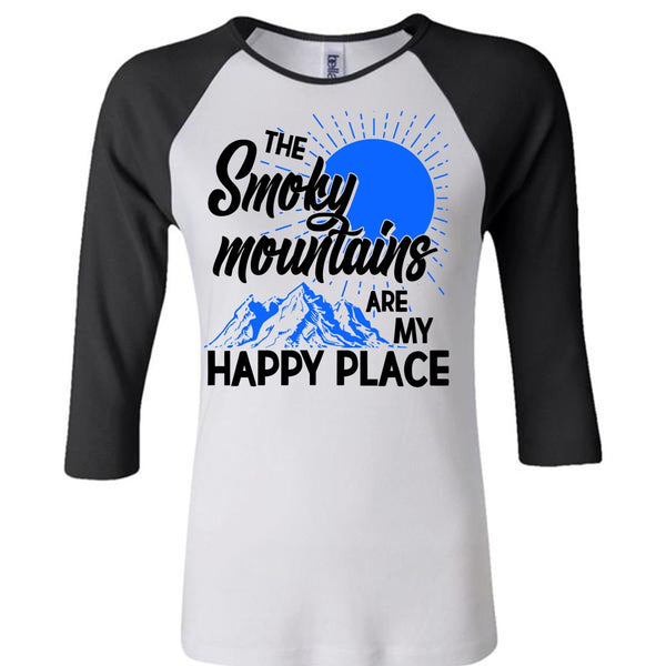 The Smoky Mountains Are My Happy Place T Shirt, I Love Hiking T Shirt, Awesome T-Shirts