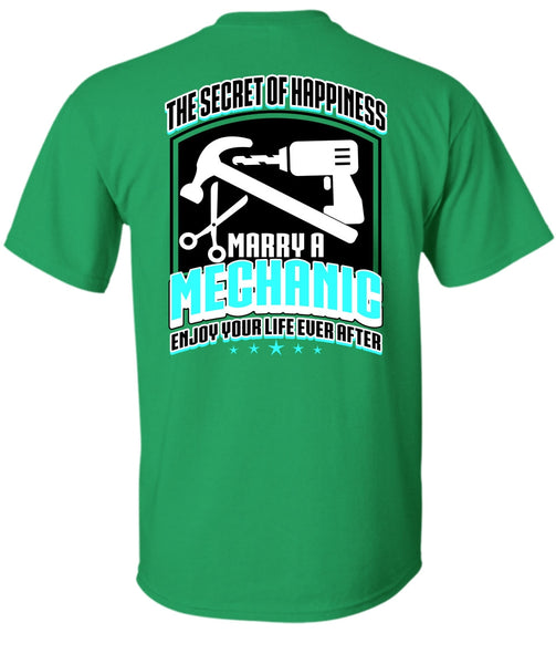 Marry A Mechanic T Shirt, I Love Mechanic T Shirt