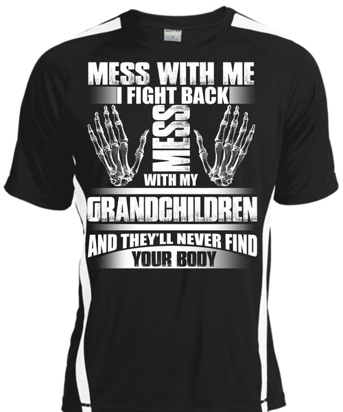 A black t-shirt with the shopify logo