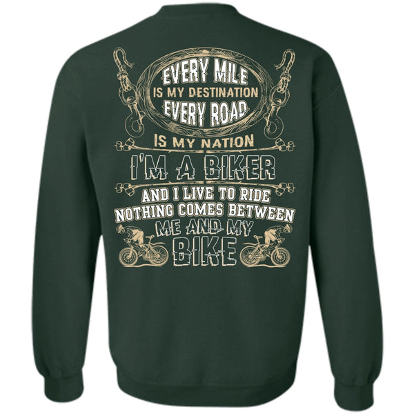I'm A Biker T Shirt, I Love Biker Sweatshirt