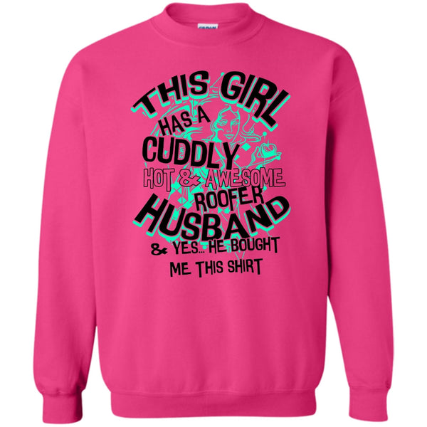 Coolest Roofer T Shirt, Awesome Roofer Husband Sweatshirt