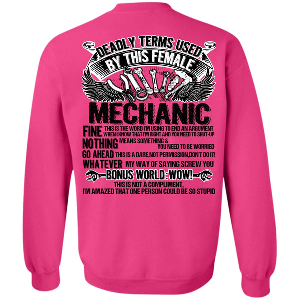I Love Mechanic T Shirt, This Female Mechanic Sweatshirt