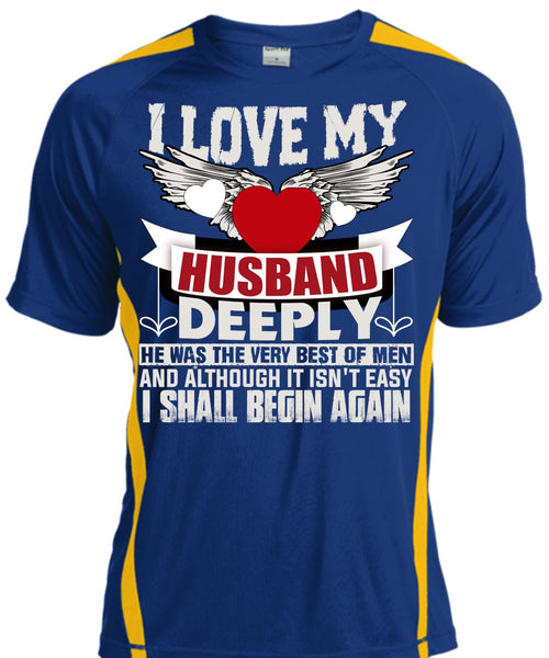 I Love My Husband T Shirt, I Shall Begin Again T Shirt, Cool Shirt