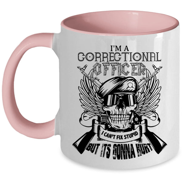 Cool Correctional Officer Coffee Mug, I'm A Correctional Officer Accent Mug