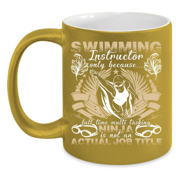Swimming Instructor Coffee Mug, Cute Gift For Instructor Coffee Cup