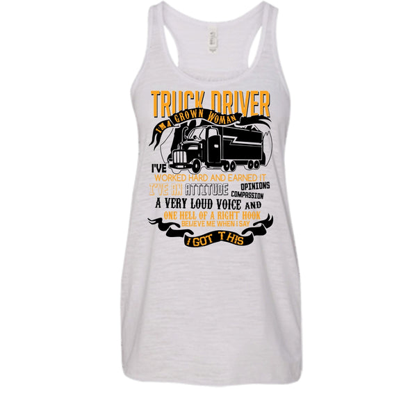 Trucker Driver T Shirt, Coolest Truck Driver Tank Top