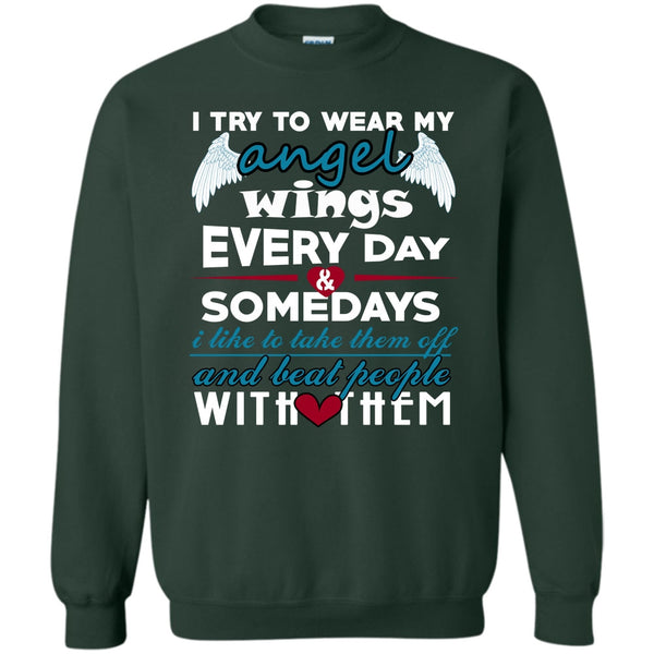 Somedays I Like To Take Them Off T Shirt, Beat People With Them Sweatshirt