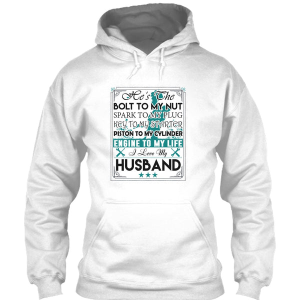 He's The Bolt To My Nut T Shirt, Coolest Wife T Shirt