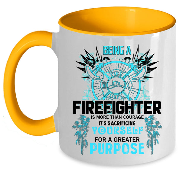 Cute Firefighter Coffee Mug, Being A Firefighter Accent Mug