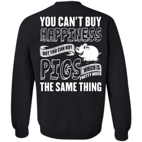 A black t-shirt with the shopify logo