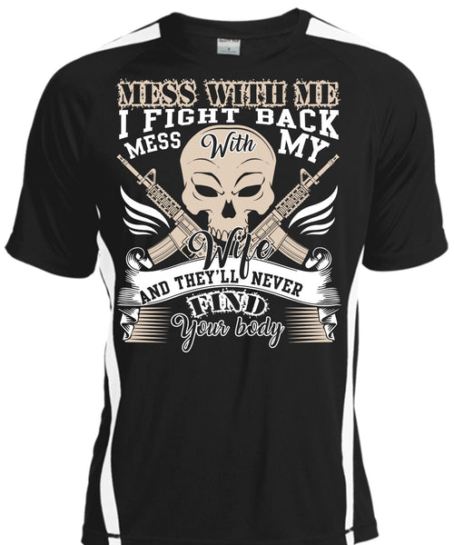 A black t-shirt with the shopify logo