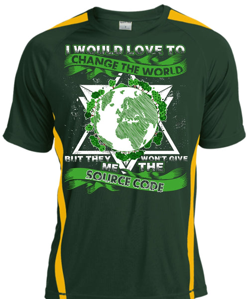 I Would Love To Change The World T Shirt, Source Code T Shirt, Cool Shirt