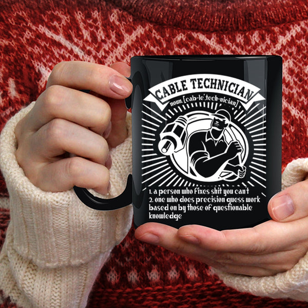 Cable Technician Coffee Mug, Awesome Cable Technicians Coffee Cup