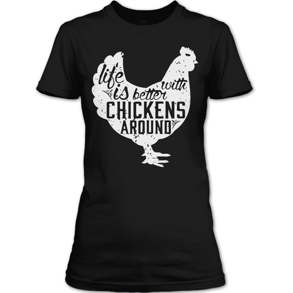 A black t-shirt with the shopify logo