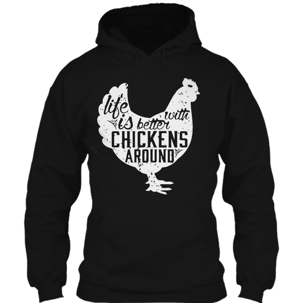 A black t-shirt with the shopify logo