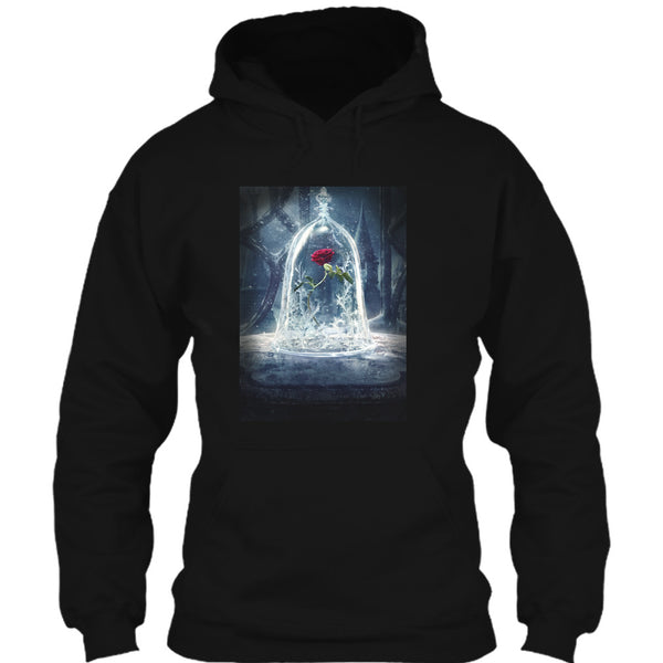 A black t-shirt with the shopify logo