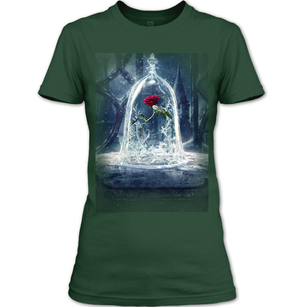 A black t-shirt with the shopify logo