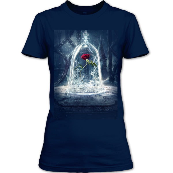 A black t-shirt with the shopify logo