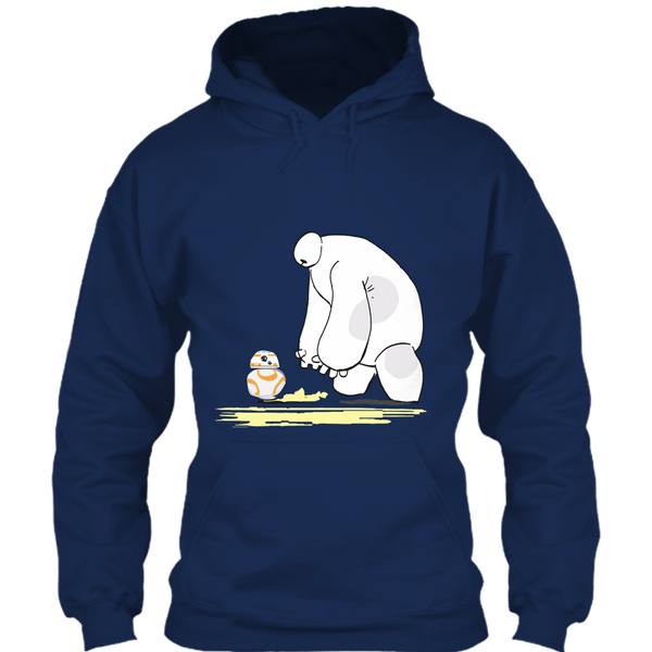 A black t-shirt with the shopify logo