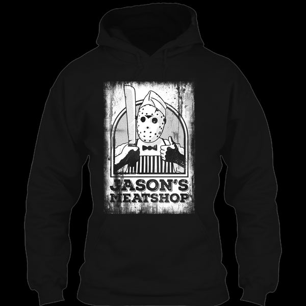 A black t-shirt with the shopify logo