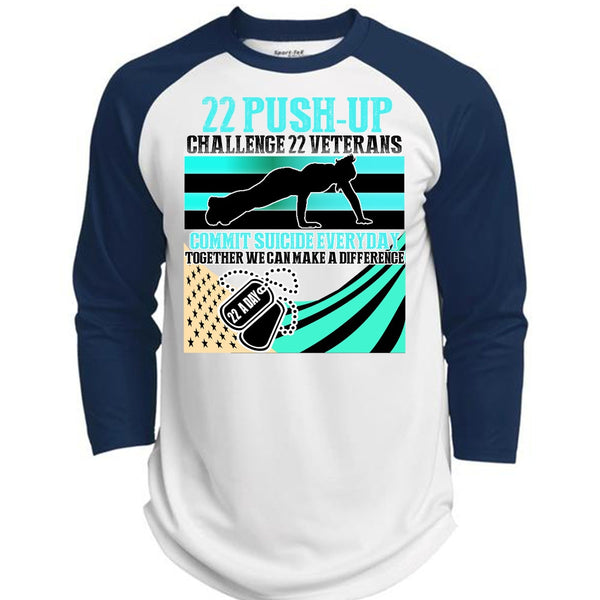 Challenge 22 Veterans Commit T Shirt, I Love Veteran T Shirt, Awesome T-Shirts  (Polyester Game Baseball Jersey)