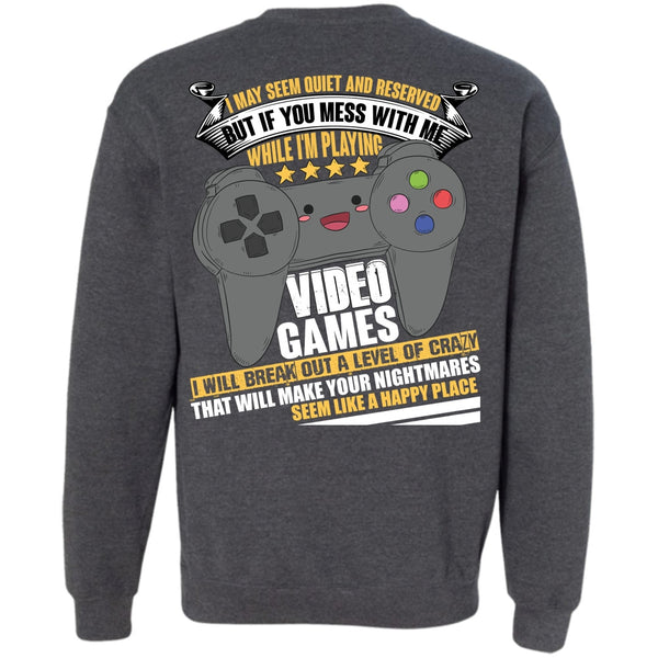 Like A Happy Place T Shirt, I Love Gaming Sweatshirt