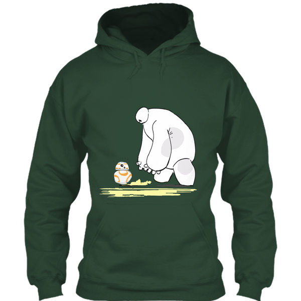 Big Hero 6 Baymax Star Wars BB-8 T Shirt For Big Fans