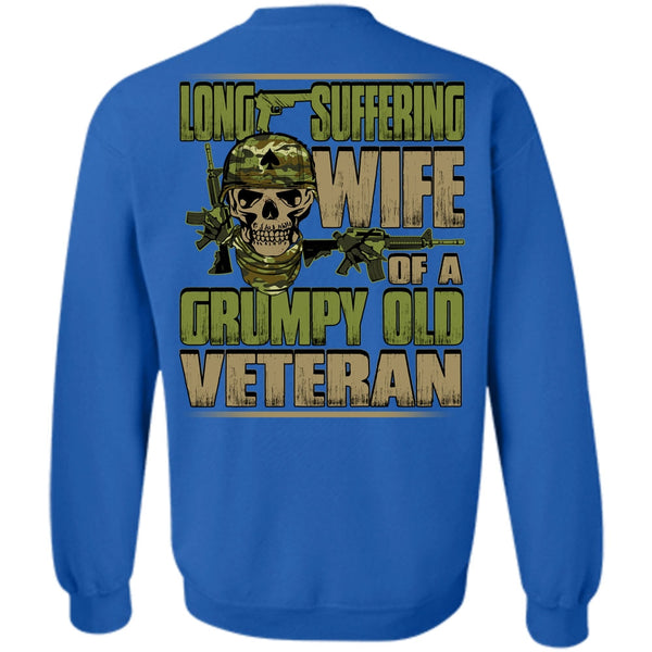 Grumpy Old Veteran T Shirt, I Love Veteran Sweatshirt