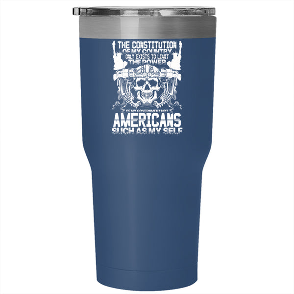 The Constitution Of My Country Tumbler 30 oz Stainless Steel, Awesome American Travel Mug