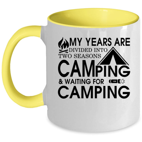 Waiting For Camping Coffee Mug, Camping Accent Mug