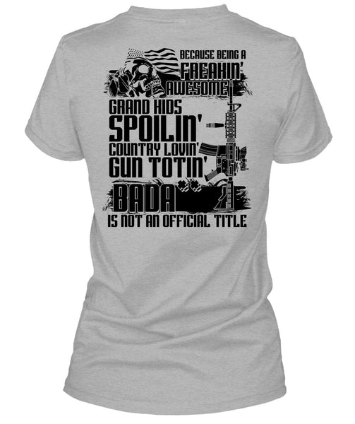 Grandkids Spoiling Country Loving Gun T Shirt, Being A Veteran T Shirt