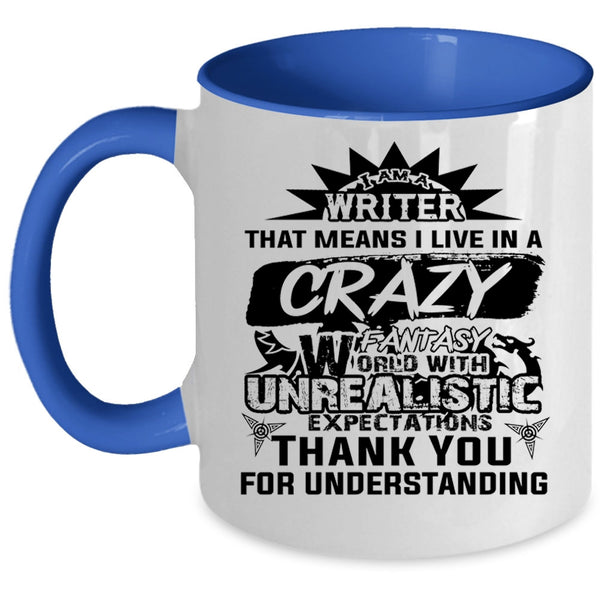 Awesome Gift For Writer Coffee Mug, I Am A Writer Accent Mug