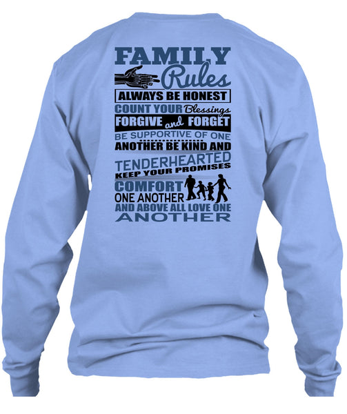 Family Rules T Shirt, I Love Papa T Shirt