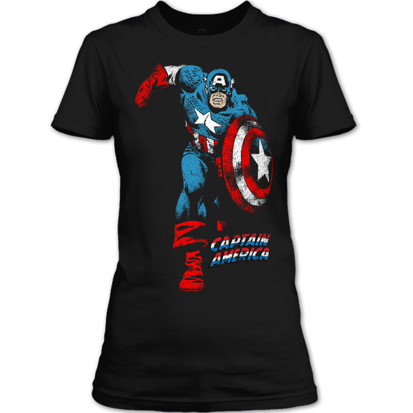 A black t-shirt with the shopify logo