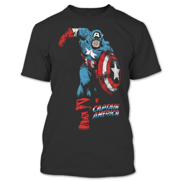 A black t-shirt with the shopify logo