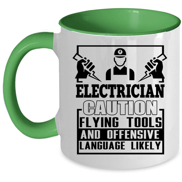 Awesome Electrician Coffee Mug, Electrician Accent Mug