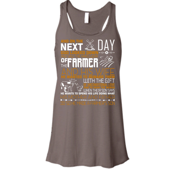 The Hard Work Of The Farmer T Shirt, He Made A Farmer's Son T Shirt, Cool T Shirt