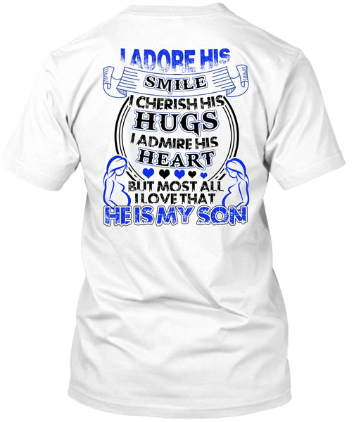 A black t-shirt with the shopify logo