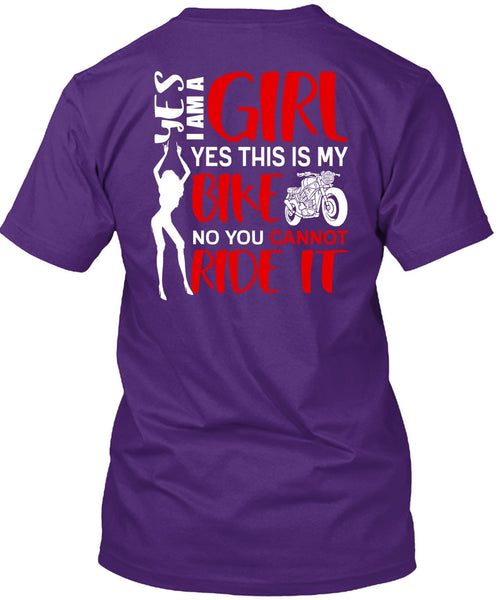 I Am A Girl T Shirt, This Is My Bike T Shirt