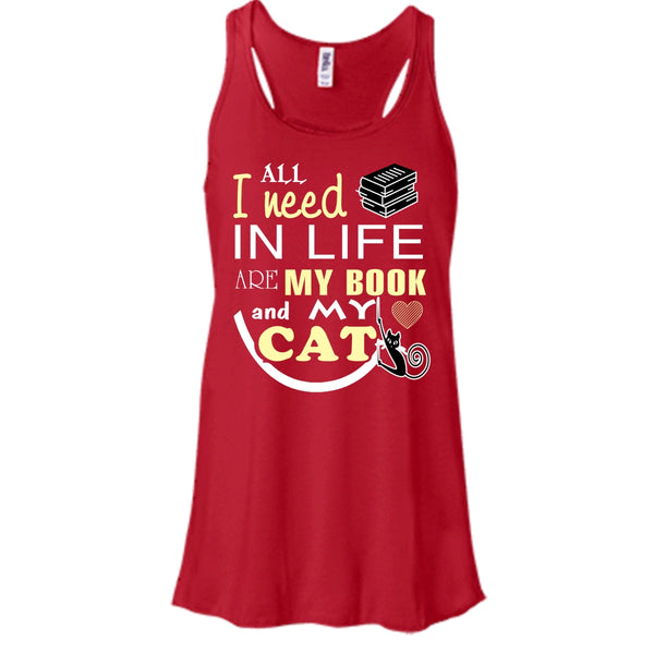 All I Need In My Life Are Book And Cat Shirt, Cool Cat Shirt