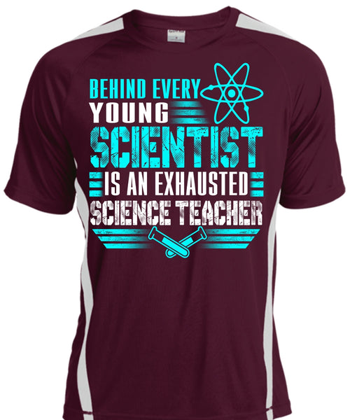 Behind Every Young Scientist T Shirt, Science Teacher T Shirt, Cool Shirt
