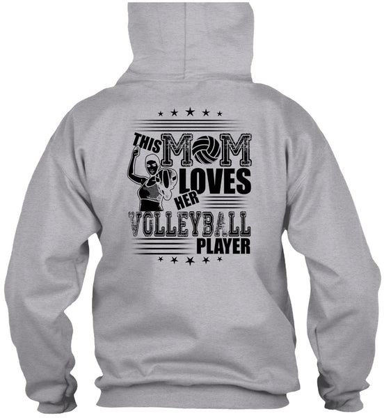 This Mom Loves Her Volleyball Player T Shirt, I Love Volleyball T Shirt