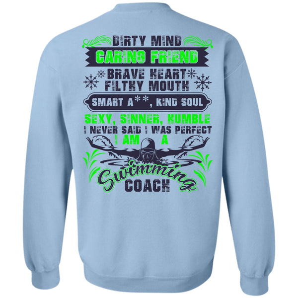 I Love Swimming T Shirt, I Am A Swimming Coach Sweatshirt