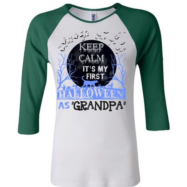Keep Calm It's My First Halloween As Grandpa T Shirt, Wait For Halloween T Shirt, Awesome T-Shirts