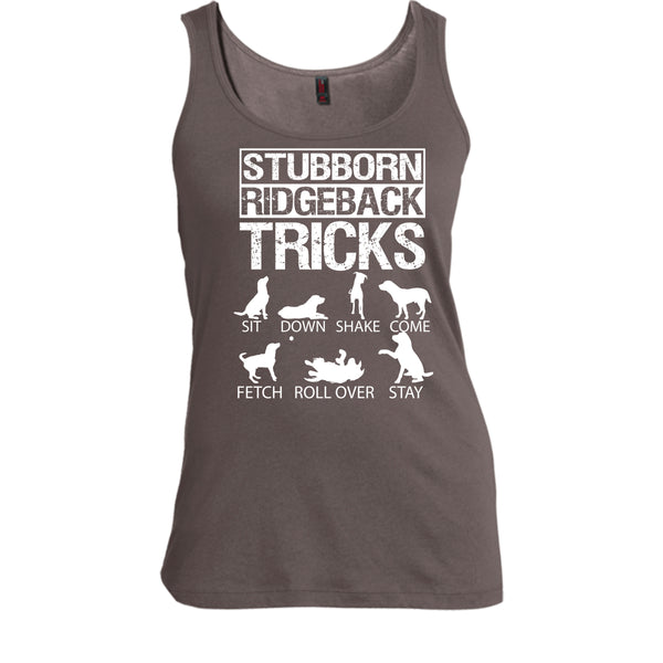 Stubborn Ridgeback Tricks T Shirt, I Love My Dog T Shirt, Cool T Shirt